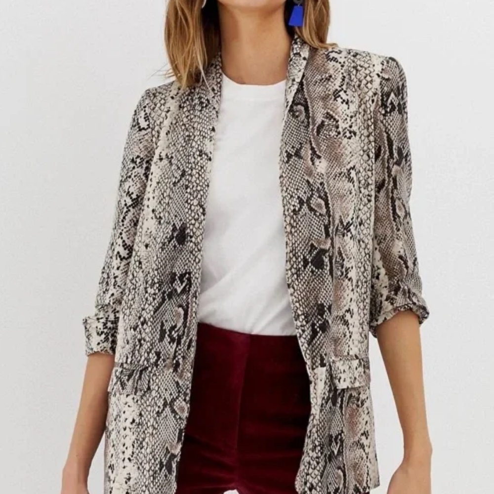 Women's Snake Print Jacket